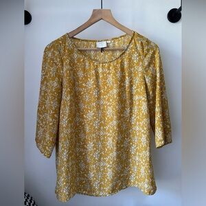 HD in Paris (Anthro) Floral Silk Top